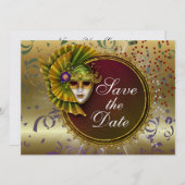 Mardi Gras - SRF Save The Date (Voorkant / Achterkant)