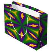 Mardi Gras Star Gift Bag Large Cadeautasje (Achterkant Gekanteld)