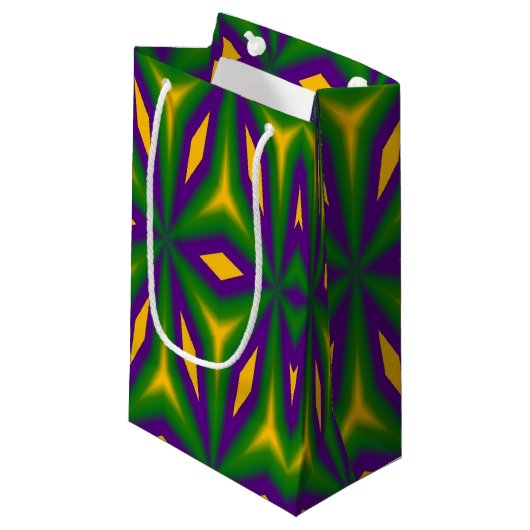 Mardi Gras Star Klein Cadeauzakje (Voorkant Gekanteld)