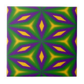 Mardi Gras Star Tegeltje (Voorkant)