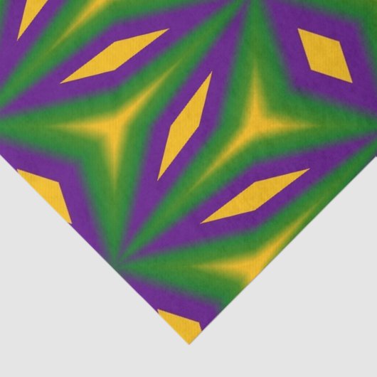 Mardi Gras Star Tissuepapier (Detail)