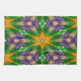 Mardi Gras Stars Theedoek