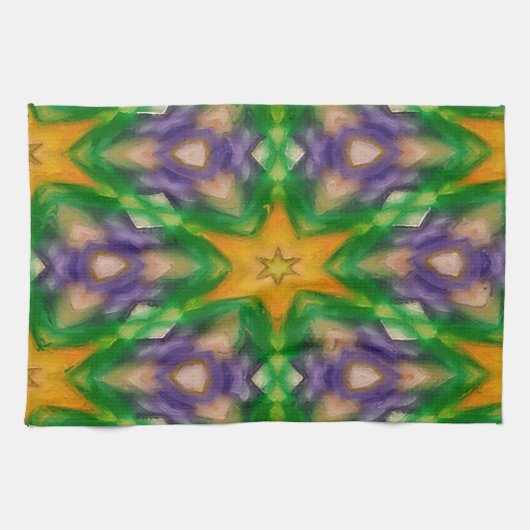 Mardi Gras Stars Theedoek (Horizontaal)