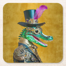Mardi Gras Steampunk Feest Beest Alligator