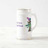 Mardi Gras Steampunk Party Dierlijke Alligator Bierpul (Voorkant rechts)