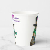 Mardi Gras Steampunk Party Dierlijke Alligator Papieren Bekers (Rechts)