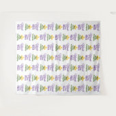 Mardi Gras | Step en Repeat foto-achtergrond Wandkleed (Voorkant (horizontaal))