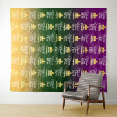 Mardi Gras | Step en Repeat-fotobackdrop Wandkleed (In Situ (horizontaal))