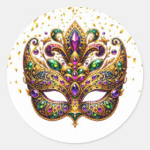 Mardi Gras Sticker (Voorkant)