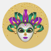 Mardi Gras Sticker (Voorkant)