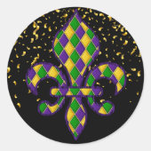 Mardi Gras Sticker (Voorkant)