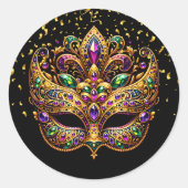 Mardi Gras Sticker (Voorkant)