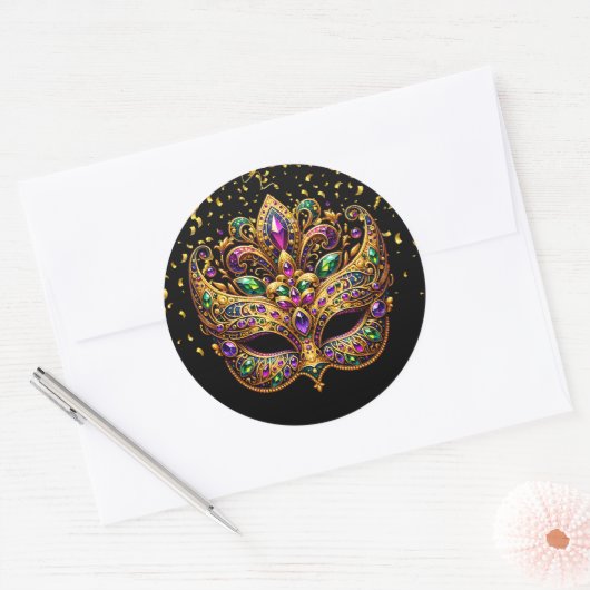 Mardi Gras Sticker (Envelop)