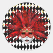 Mardi Gras Sticker (Voorkant)