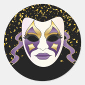 Mardi Gras Sticker (Voorkant)