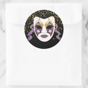 Mardi Gras Sticker