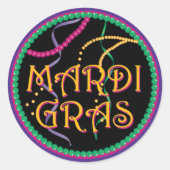 Mardi Gras Sticker (Voorkant)