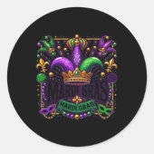 Mardi Gras Sticker (Voorkant)