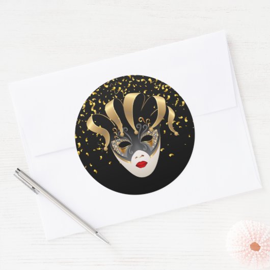 Mardi Gras Sticker (Envelop)