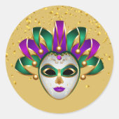 Mardi Gras Sticker (Voorkant)