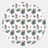Mardi Gras Sticker (Voorkant)