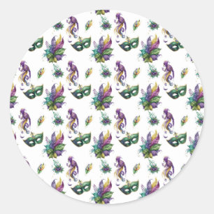 Mardi Gras Sticker