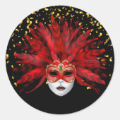 Mardi Gras Sticker (Voorkant)