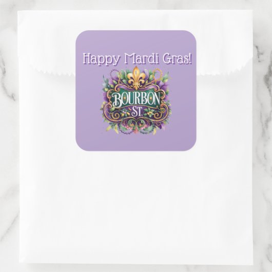 Mardi Gras Sticker (Tas)
