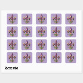 Mardi Gras-sticker Vierkante Sticker (Vel)