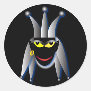 Mardi gras stickers