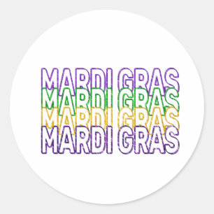 Mardi Gras Stickers