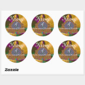 Mardi Gras Stickers (Vel)
