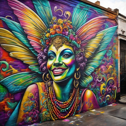 Mardi Gras Street Graffiti Legpuzzel