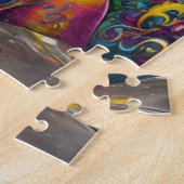 Mardi Gras Street Graffiti Legpuzzel (Zijkant)