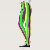 Mardi Gras Strepen Leggings (Links)