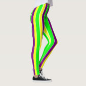 Mardi Gras Strepen Leggings (Rechts)