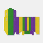 Mardi Gras Striped Pattern Bedankdoosjes (Uitgevouwen)