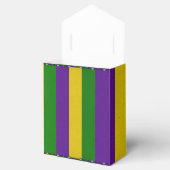 Mardi Gras Striped Pattern Bedankdoosjes (Geopend)