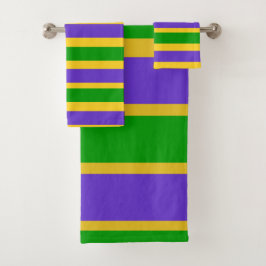 Mardi Gras Stripes Bad Handdoek