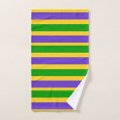 Mardi Gras Stripes Bad Handdoek (Handdoek)