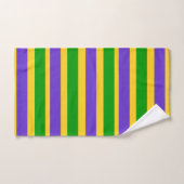 Mardi Gras Stripes Bad Handdoek (Handdoek)