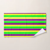 Mardi Gras Stripes Bad Handdoek (Handdoek)
