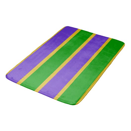 Mardi Gras Stripes Badmat (Gekanteld)