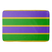 Mardi Gras Stripes Badmat (Voorkant)