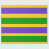 Mardi Gras Stripes Cadeaupapier (Vlak)
