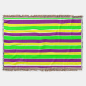 Mardi Gras Stripes Deken (Voorkant)
