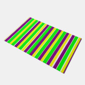 Mardi Gras Stripes Deurmat (Schuin)