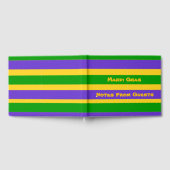 Mardi Gras Stripes Gastenboek (Volledig)