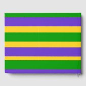 Mardi Gras Stripes Gastenboek (Achterkant)