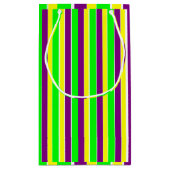 Mardi Gras Stripes Klein Cadeauzakje (Achterkant)